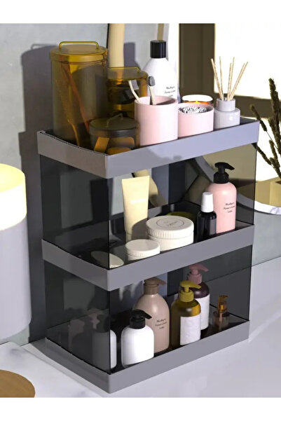 GenelTedarik رف منظم لمستحضرات التجميل ومنتجات العناية الشخصية