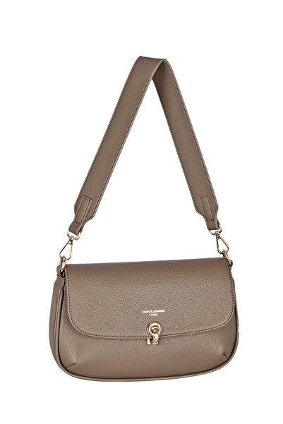 David Jones Kadın Askılı Omuz Çantası Vizon