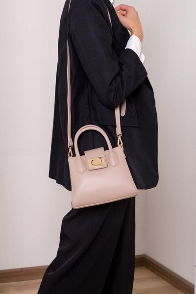 David Jones Women's Handbag and Strap Bag Beige