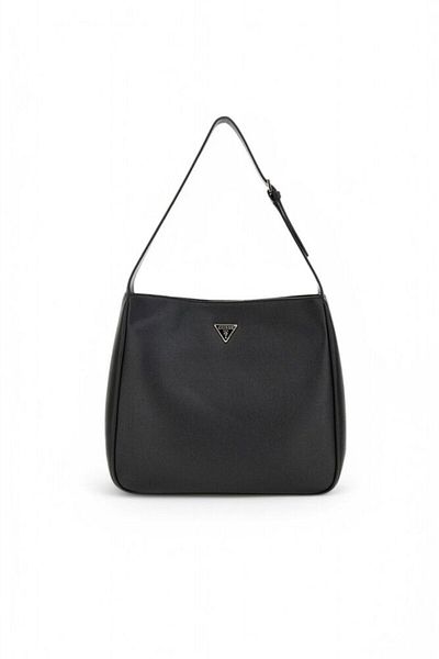 Guess حقيبة كتف فيدورا سوداء للنساء HWBG 9519020
