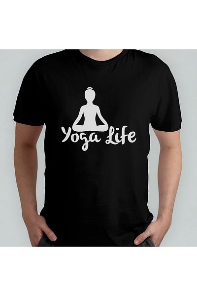 Pixxa Yoga - Yogi 100% Cotton Crew Neck T-Shirt Μοντέλο 6