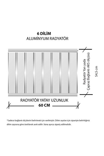 EuroStar Alüminyum Panel Radyatör Ekol 600x600 Ral 9010 Beyaz