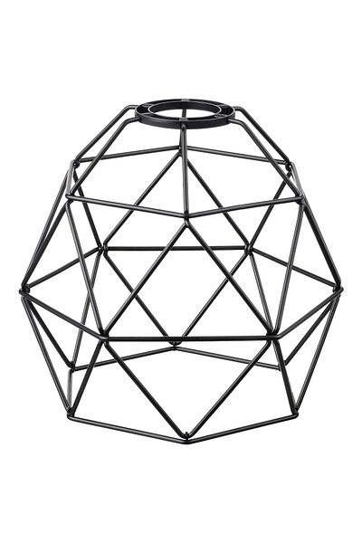 erorex Pendant lamp shade, black, 20 cm