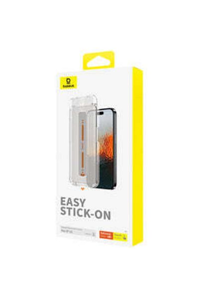 Baseus Sapphire Series Privacy Protection Tempered Glass Screen Protector ) for iP 15