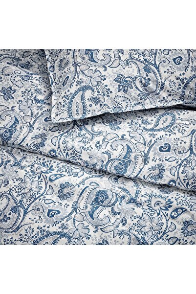 erorex Duvet cover and pillowcase, blue/white, 150x200/50x80 cm
