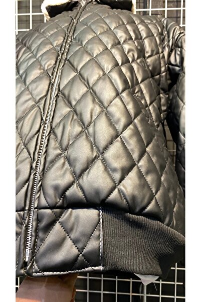 Aztek VİNTAGE KÜRKLÜ SUNİ DERİ MONT