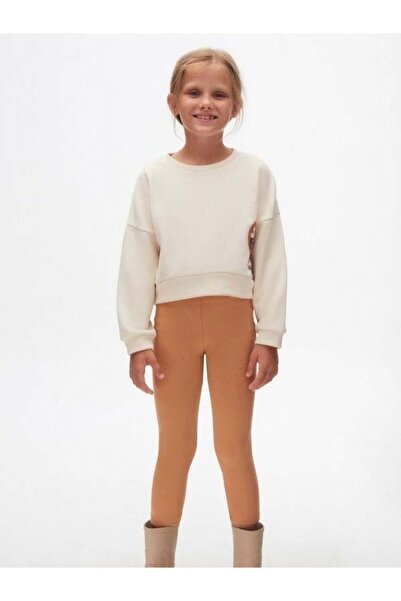 Zekids Κοριτσίστικο Cotton Oversize College Sweat