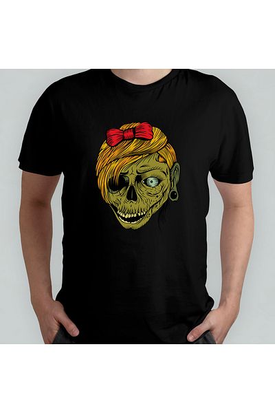 Pixxa Μπλουζάκι Walking Dead Zombie - 100% βαμβάκι, λαιμόκοψη, μοτίβο ζόμπι 3