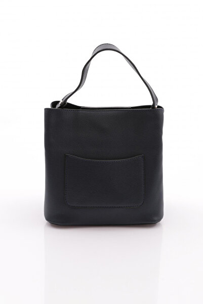 DGN Kadın Arkası Cep Detaylı Çanta Lacivert 41653431