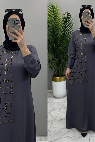 Mercan Plus Size Maraz Dress