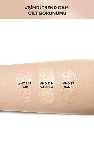 Missha Işıltılı ve Cam Cilt Görünüm Sunan Hafif Dokulu Cushion Glow Cushion SPF 40++ PA++ (No.23)