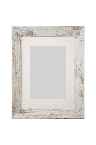 Generic إطار، تأثير الصنوبر المصبوغ باللون الأبيض، 30×40 سم