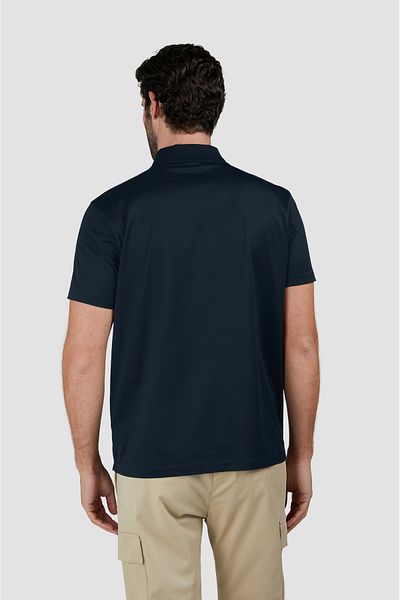 PAUL&SHARK Men's Blue Polo Neck T-Shirt - Regular Fit, Cotton, Short Sleeve 24411249 -13D