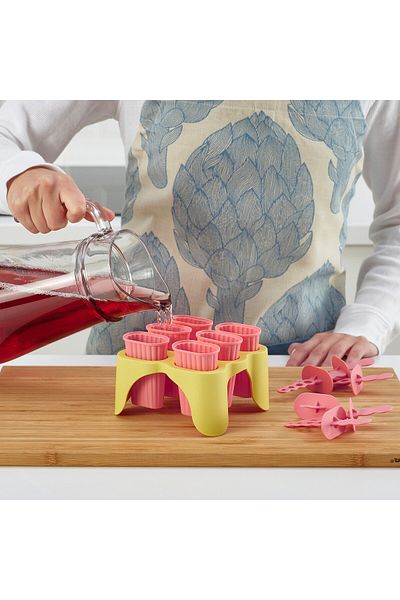 erorex Ice lolly maker, pink/yellow