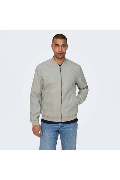 Only & Sons Ανδρικό γκρι μπουφάν Lucas (22027463-VBU)