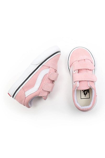 Vans Td Old Skool V Powder Pink Unisex Kids Sneaker