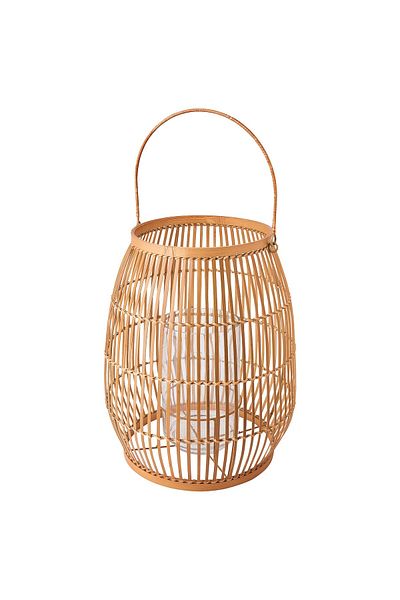 erorex Lantern for block candle, handmade bamboo, 29 cm