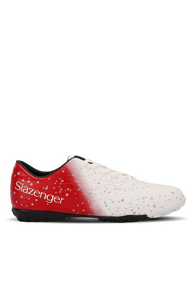 Slazenger Ανδρικά παπούτσια ποδοσφαίρου Hanıa Hs Λευκό / Κόκκινο