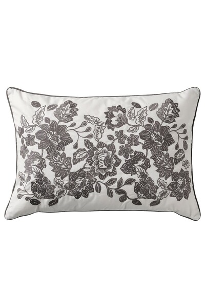 IKEA SKUGGNÄVA Cushion, white/grey, 40 x 58 cm