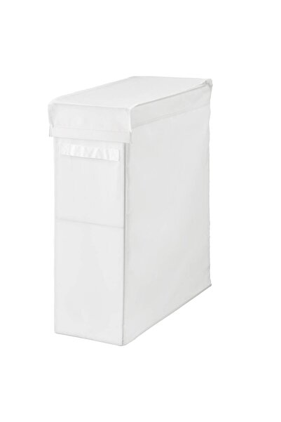 erorex كيس غسيل مع حامل، أبيض، 80 لتر