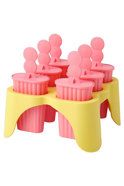 erorex Ice lolly maker, pink/yellow