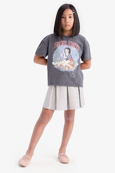 DeFacto Girls Basic Plain Pleated Skirt E2661A825Sm