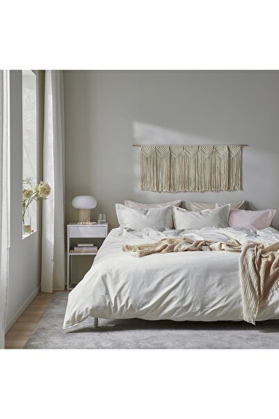 erorex Duvet cover and pillowcase, white, 150x200/50x80 cm