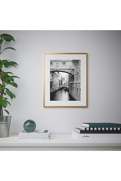 erorex Frame, gold-colour, 40x50 cm
