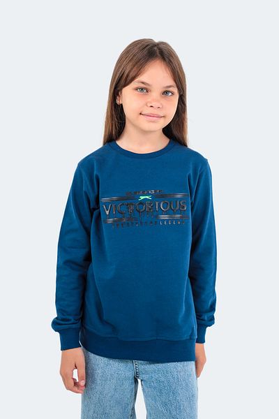 Slazenger Duna in Unisex Kids Sweatshirt Navy Blue