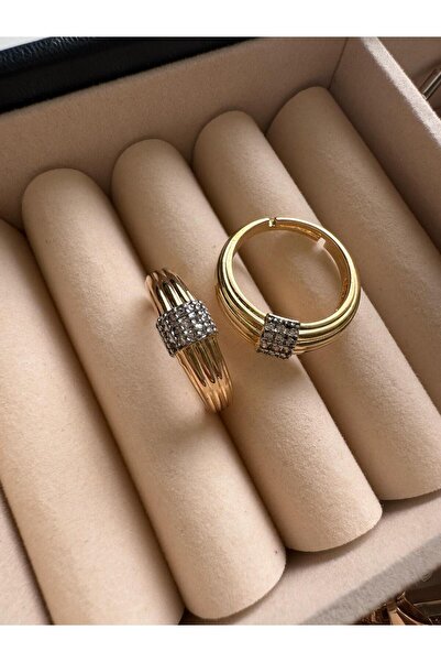 MODA Gold Ayarlanabilir Çelik Yüzük