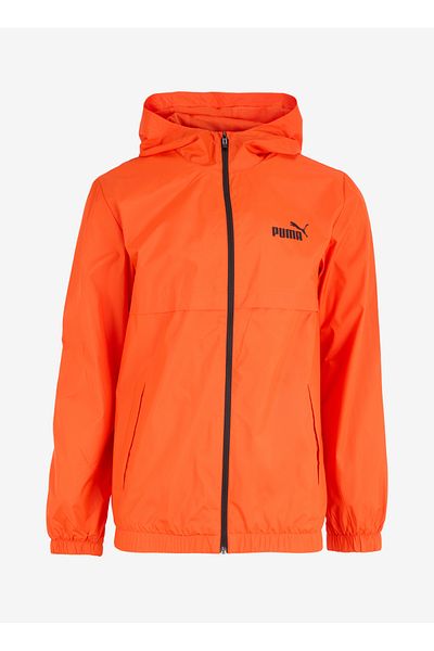Puma 84748418 Ess Solid Windbreaker Orange Coat Men