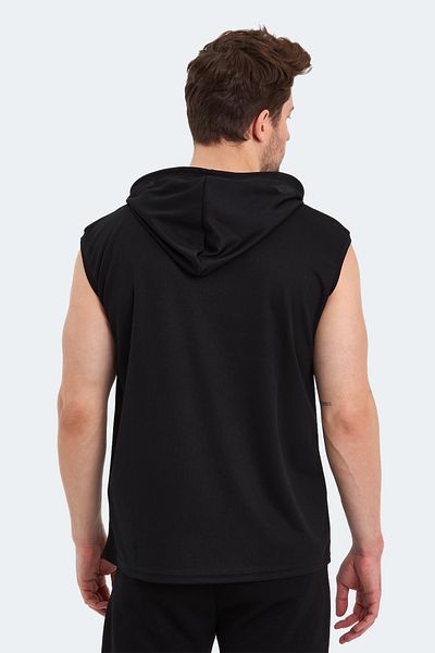 Slazenger Ανδρικό μπλουζάκι Rag Μαύρο