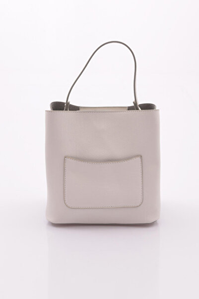 DGN Kadın Arkası Cep Detaylı Çanta Beyaz 41653431