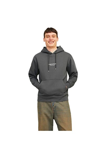 Jack & Jones 12241687   Glugă de transpirație Jorvesterbro Noos afumat