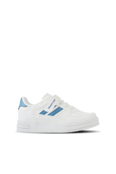 Slazenger Camp I Boy's Sneaker Shoes White / Saks Blue