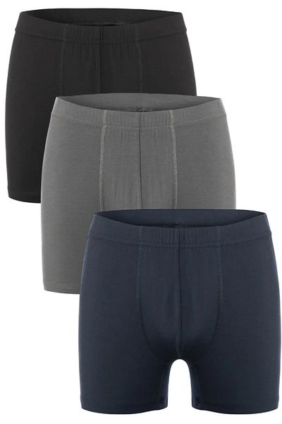 TOLIN Men's Flexible Bamboo Lycra 3-Piece Boxer Set - 417