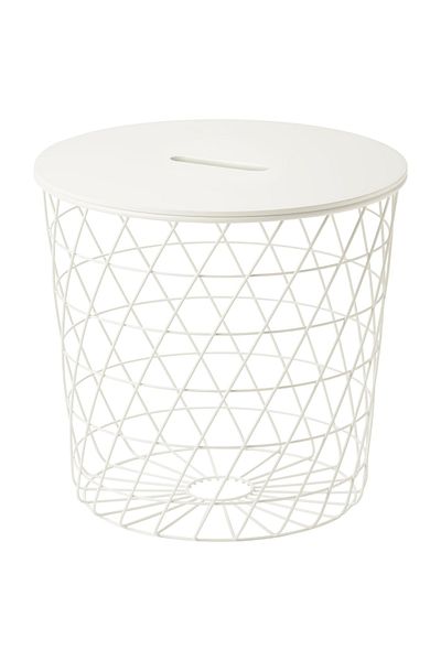 erorex Storage table, white, 44 cm
