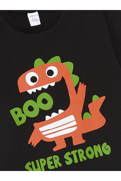 LC Waikiki New Season Crew Neck Printed Boys' T-Shirt - S5Jb40Z1