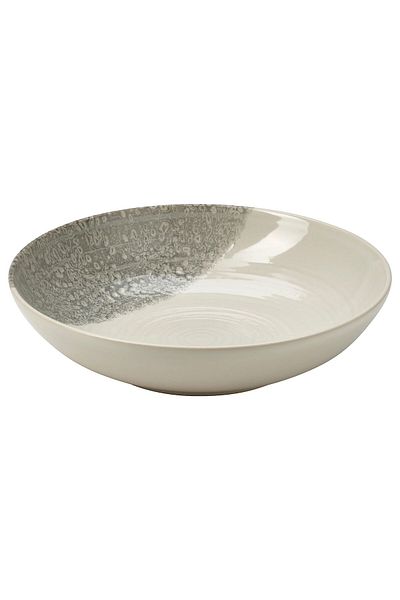 erorex Deep plate, patterned/grey, 19 cm