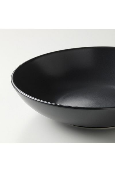 erorex Deep plate, matt dark grey, 19 cm