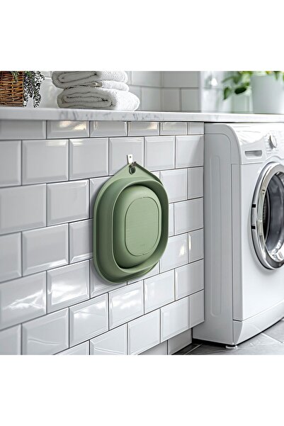 erorex Wash-tub, foldable/green, 10 l