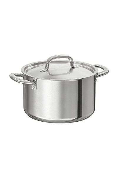 Generic Pot with lid, stainless steel, 5.0 l