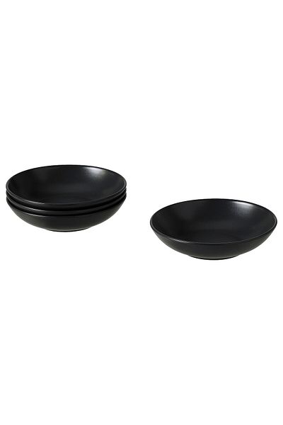 erorex Deep plate, matt dark grey, 19 cm