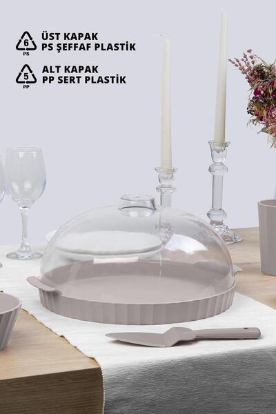 Okyanus Home Coliseum Mink Round Cake - Cake Jar