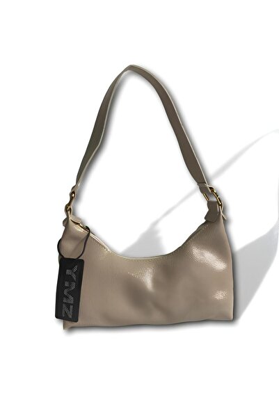 YMZBAG حقيبة كتف نسائية صفراء مسننة