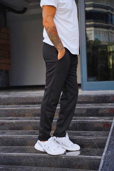 EydaMoon Ανδρικό Pique Jogger Sweatpants 4 Seasons Double Leg