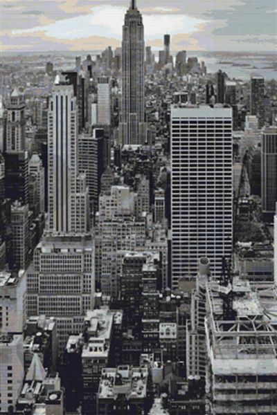 pixartsanat Big City 25X60 Pixart Art Diamond Mosaic Painting Diamond Turkey