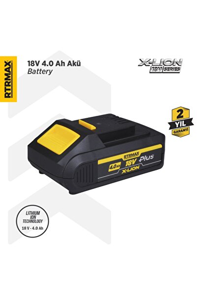 Rtrmax Rtx1804p X-lion Plus Akü Yedek Batarya 4.0 Ah