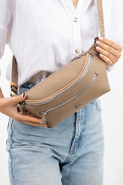 H&D COLLECTİON GOFRAJ BASKILI A KALİTE BEL VE VÜCUT ÇAPRAZ ÇANTASI 7008