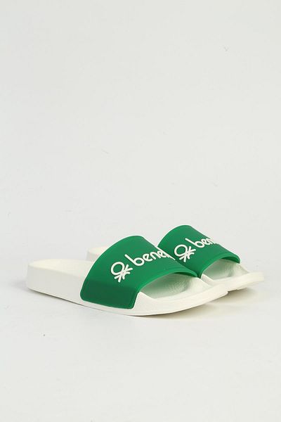 Benetton Bn-1442 Model Green Women's Slippers